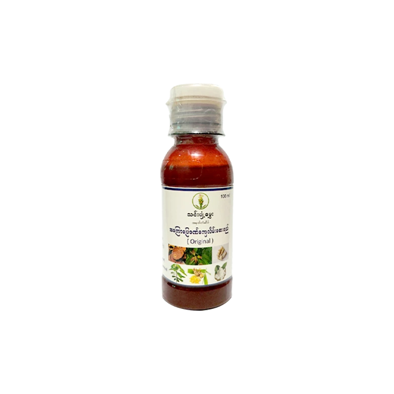 ဆေးမြစ်စုံဒဏ်ကျေလိမ်းဆေးရည် 100 ml