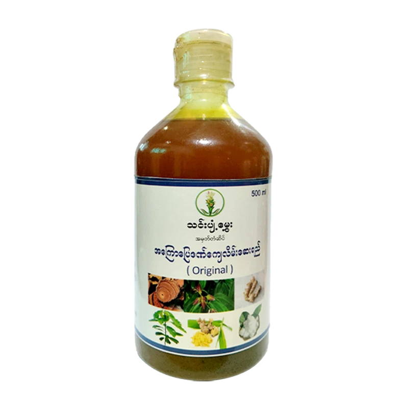 ဆေးမြစ်စုံဒဏ်ကျေလိမ်းဆေးရည် 500 ml